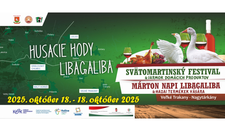 Svätomartinský festival a jarmok domácich produktov LibaGaliba 2025 - Márton-napi LibaGaliba fesztivál és hazai termékek vására