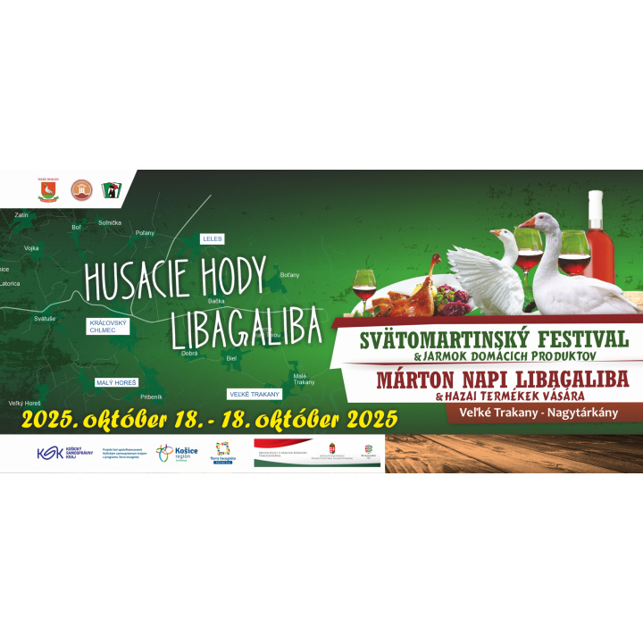 Svätomartinský festival a jarmok domácich produktov LibaGaliba 2025 - Márton-napi LibaGaliba fesztivál és hazai termékek vására